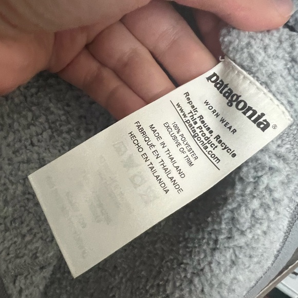 Patagonia Quarter Zip, light grey- XS - Picture 7 of 8